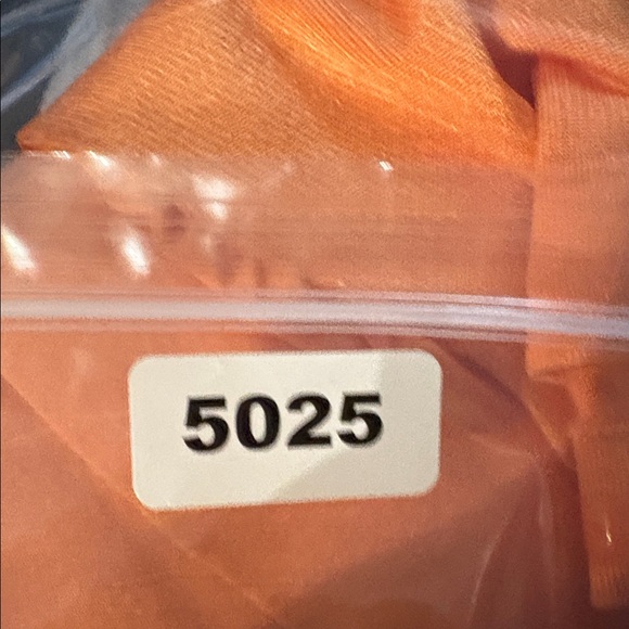 Wishlist Fitted ribbing at the waist strapless orange body shape dress size S - Picture 8 of 8